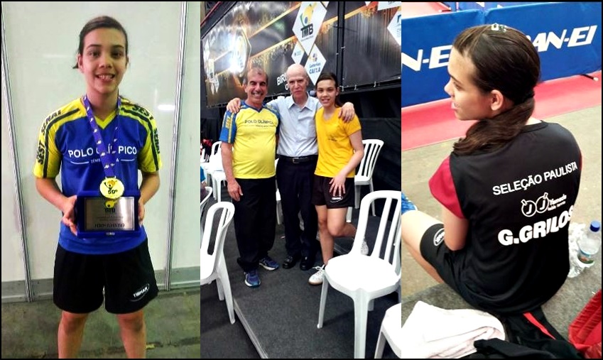 Mesa-tenista de Santos participará do campeonato Sul-Americano no Chile