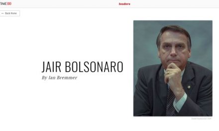 Bolsonaro aparece na lista dos ‘100 mais influentes’ da revista ‘Time’ em 2019