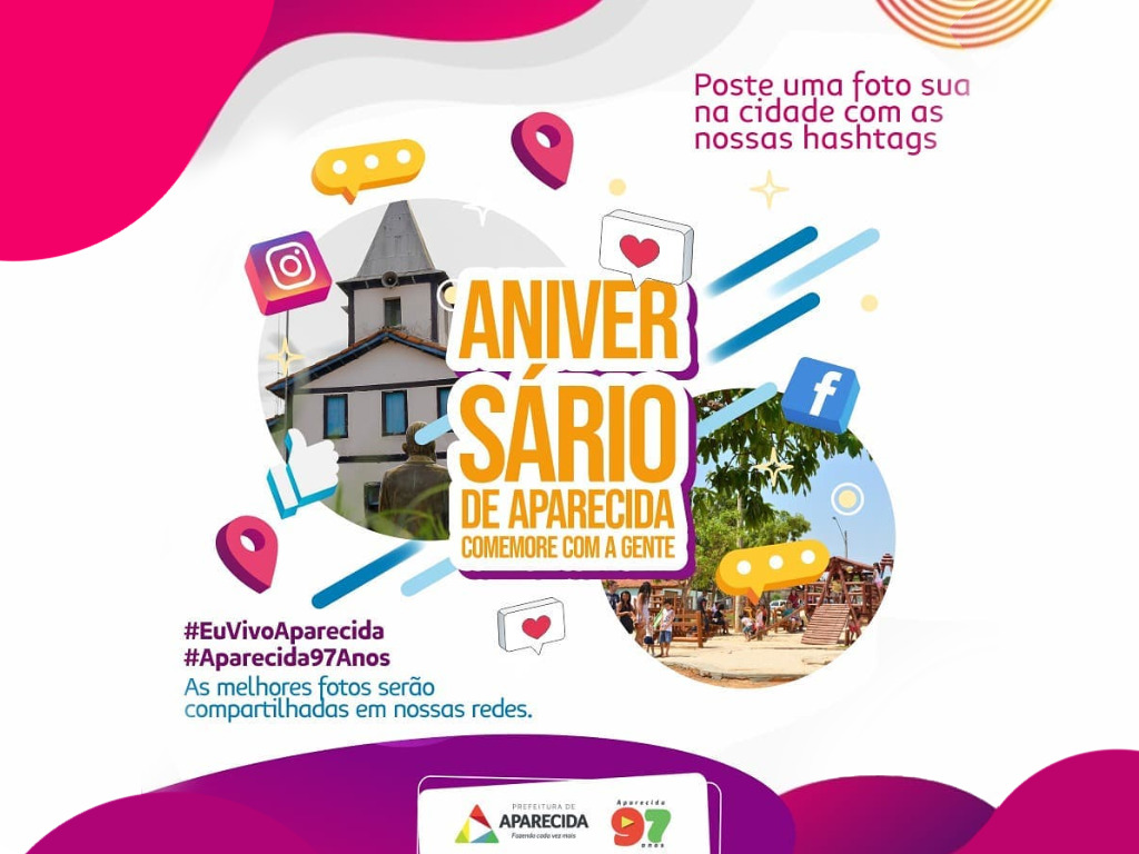 Prefeitura lança campanha #EuVivoAparecida