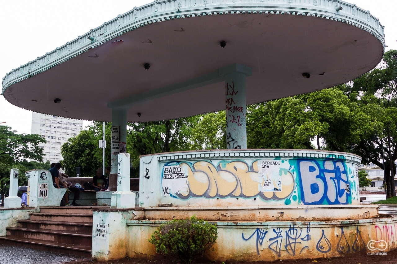 Coreto e Relógio da Avenida Goiás vão ganhar restauração da Prefeitura de Goiânia Coreto e Relógio da Avenida Goiás vão ganhar restauração da Prefeitura de Goiânia