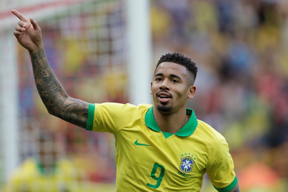 Conmebol suspende Gabriel Jesus de jogos da seleção
