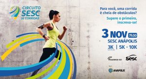 Circuito Sesc de Corridas: Etapa Anápolis está com inscrições abertas