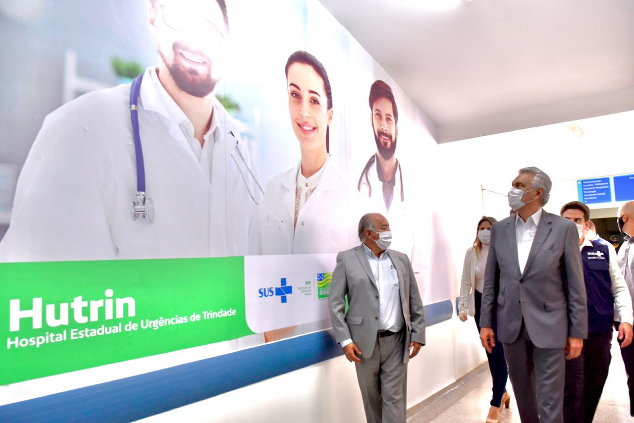 Governador inaugura seis UTIs para o enfrentamento da Covid-19 no Hutrin Governador inaugura seis UTIs para o enfrentamento da Covid-19 no Hutrin