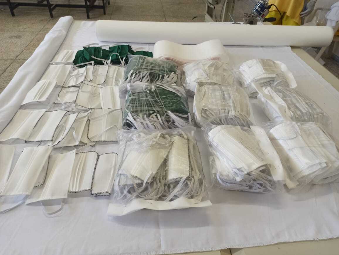 Em Goiás, detentos confeccionam máscaras e aventais descartáveis e reforçam combate à Covid-19