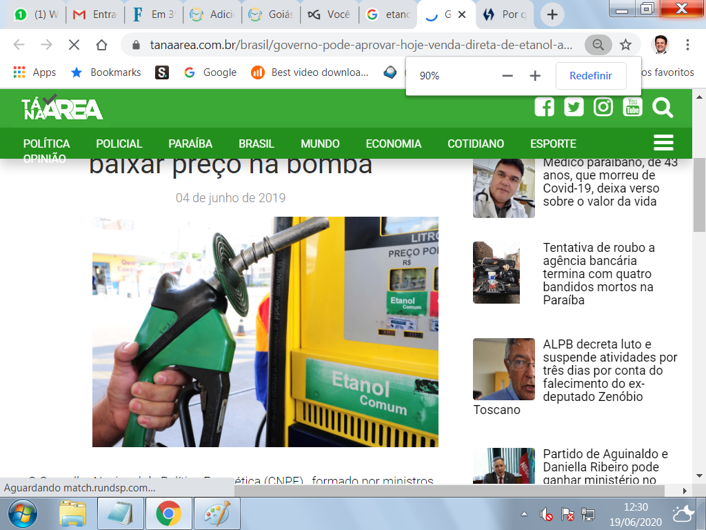 Lei aprovada pela Assembleia incentiva consumo de etanol