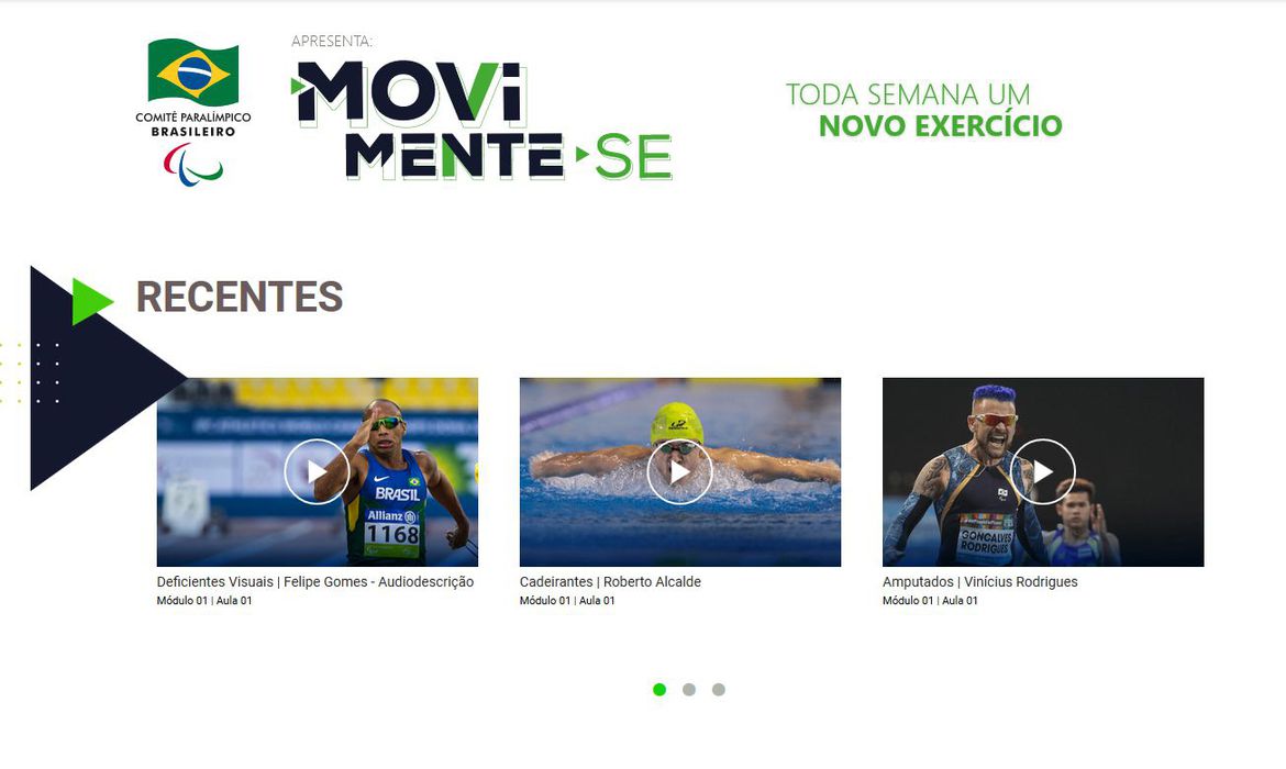 Plataforma virtual incentiva pessoas com deficiência a se exercitarem Plataforma virtual incentiva pessoas com deficiência a se exercitarem