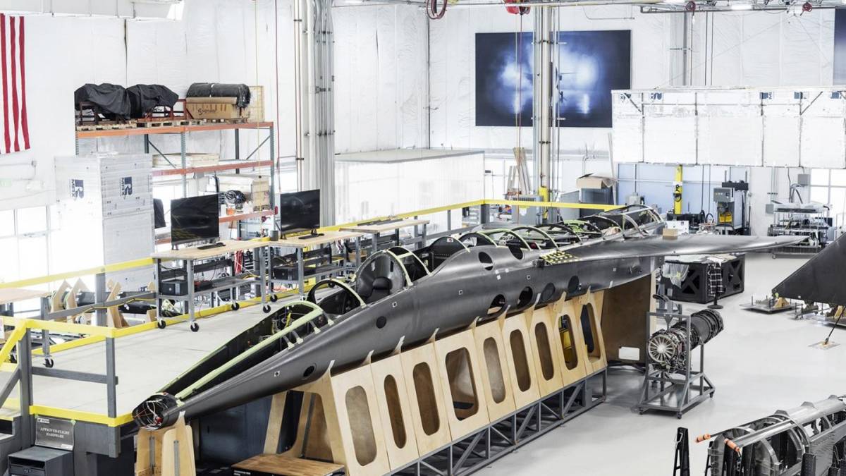 Empresa anuncia protótipo de seu avião supersônico de passageiros