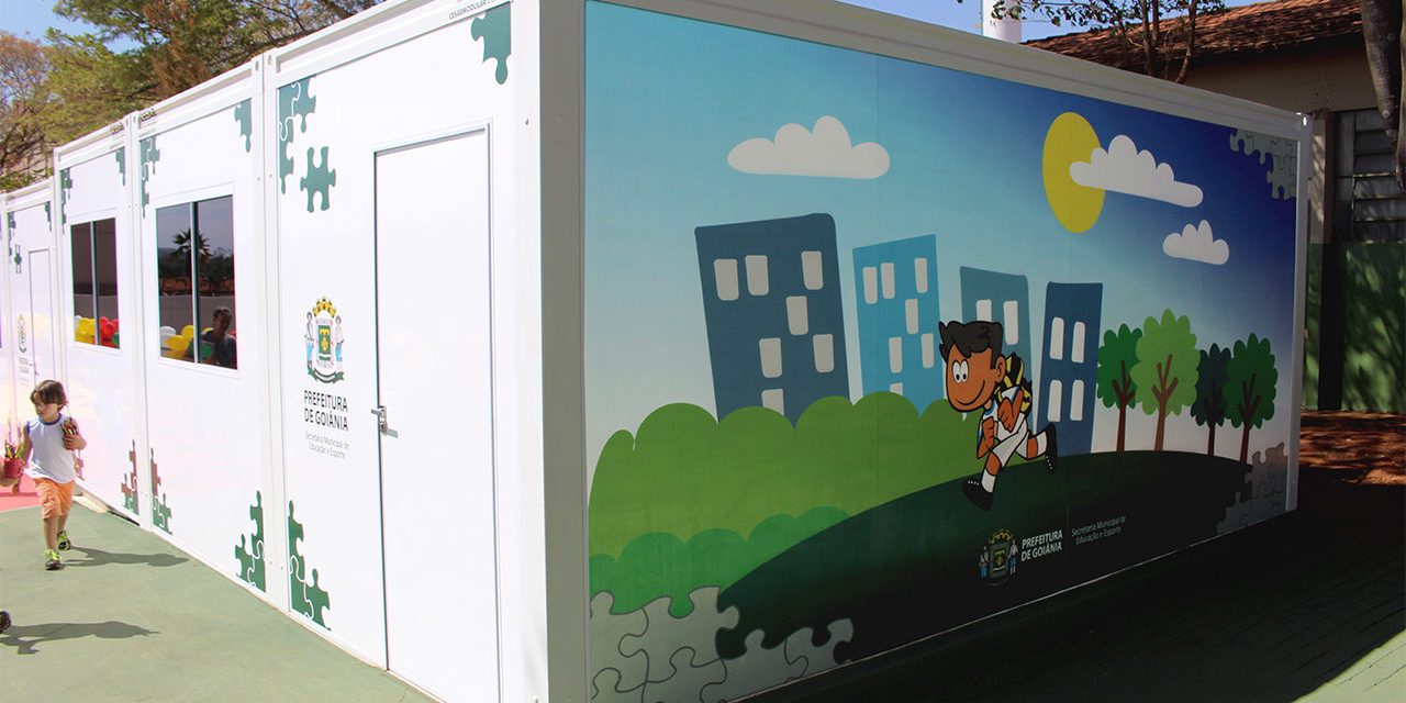 Prefeitura de Goiânia entrega salas de aula modulares