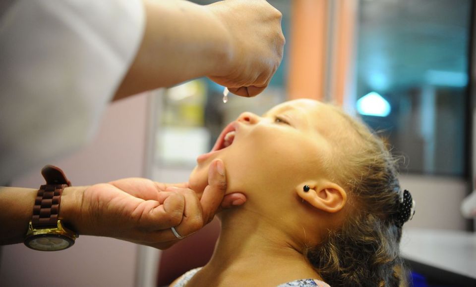 Campanha Nacional de Vacinação contra a pólio termina hoje