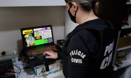Polícia investiga associação criminosa por exploração de jogos de azar
