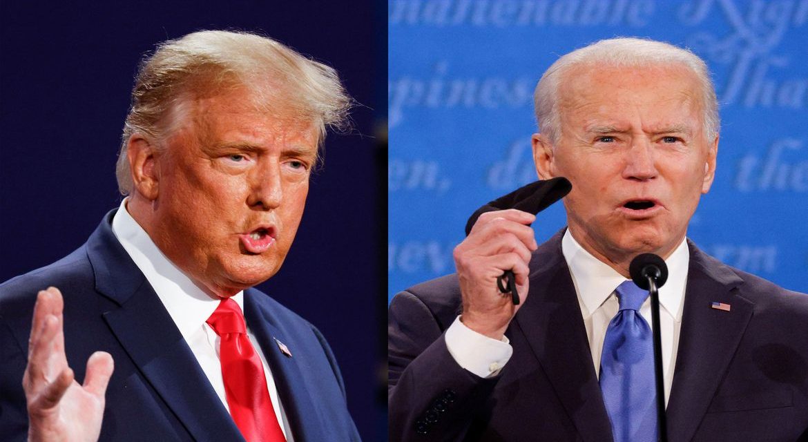 Trump e Biden buscam votos em estados considerados campos de batalha