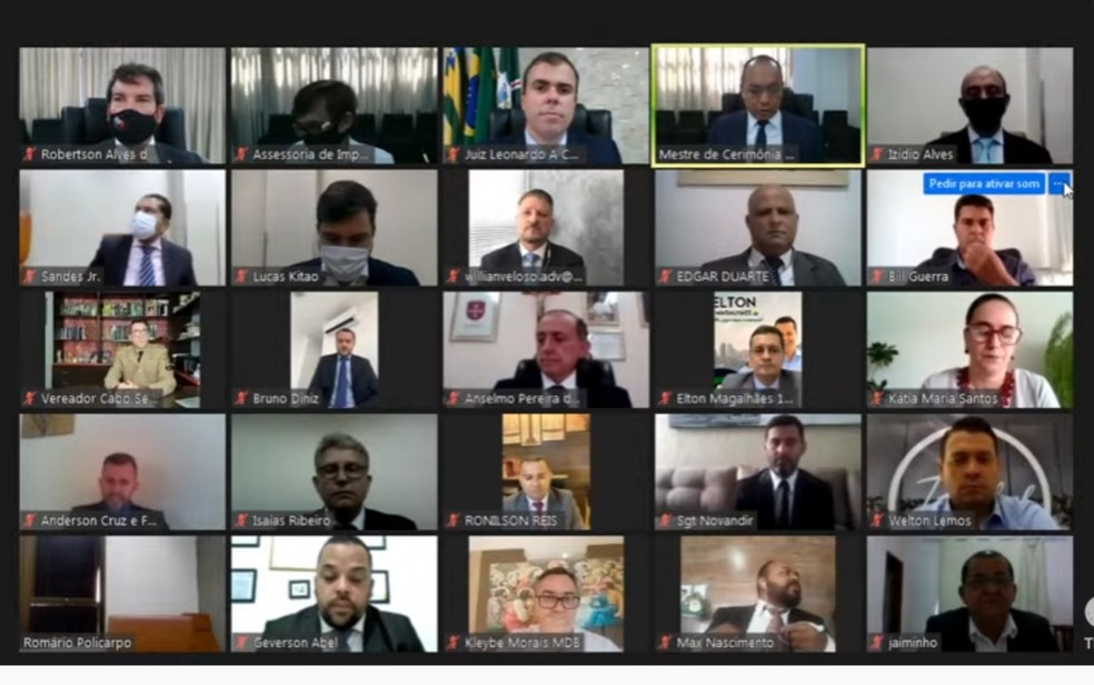 Prefeito, vice, vereadores e suplentes eleitos em Goiânia são diplomados em sessão virtual