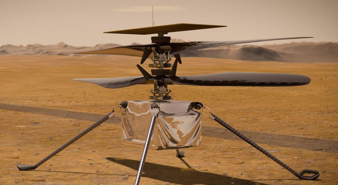 Helicóptero Ingenuity já “dormiu” sozinho em Marte