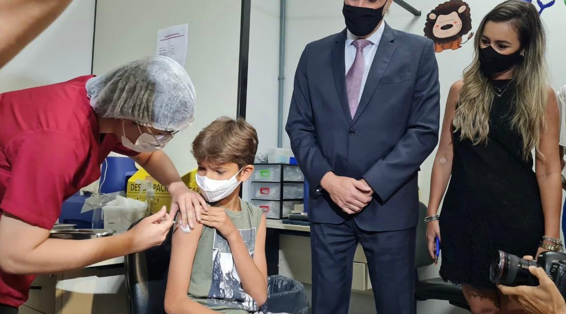 Goiânia aplica 2.201 doses no primeiro dia de vacinação de crianças