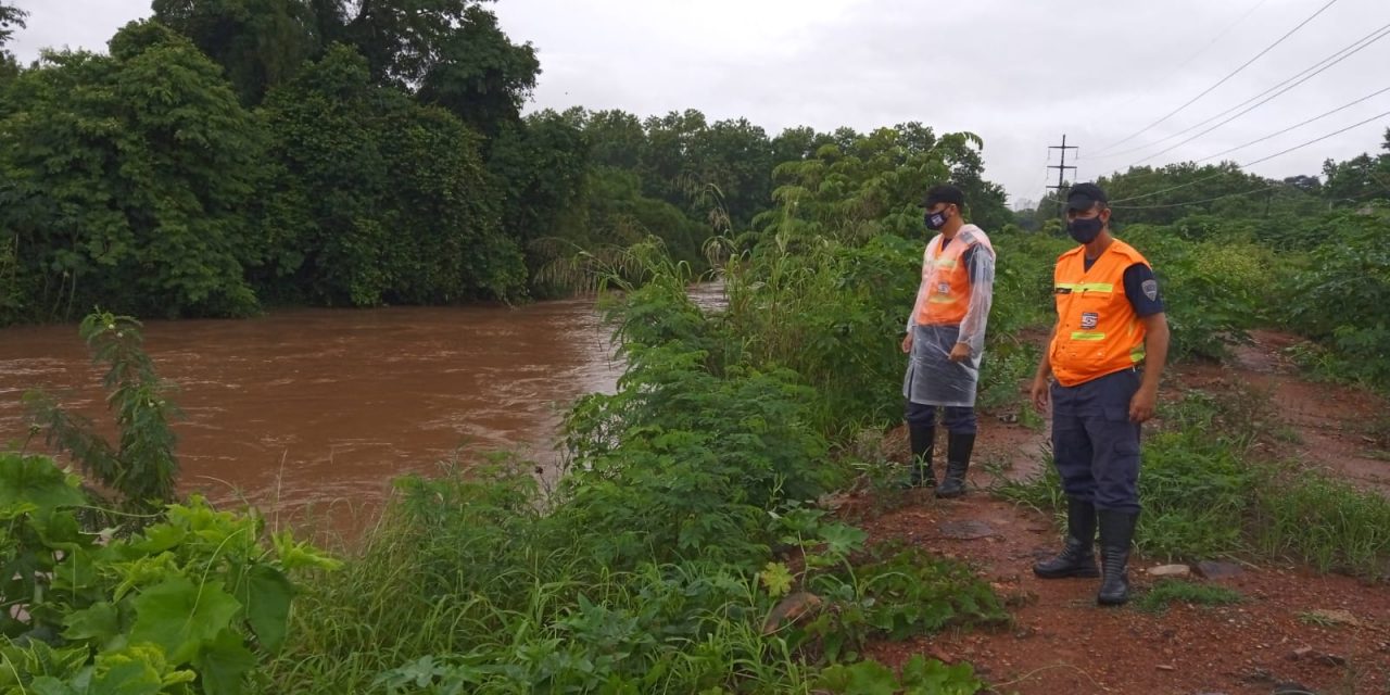 Defesa Civil realiza monitoramento diário do Rio Meia Ponte