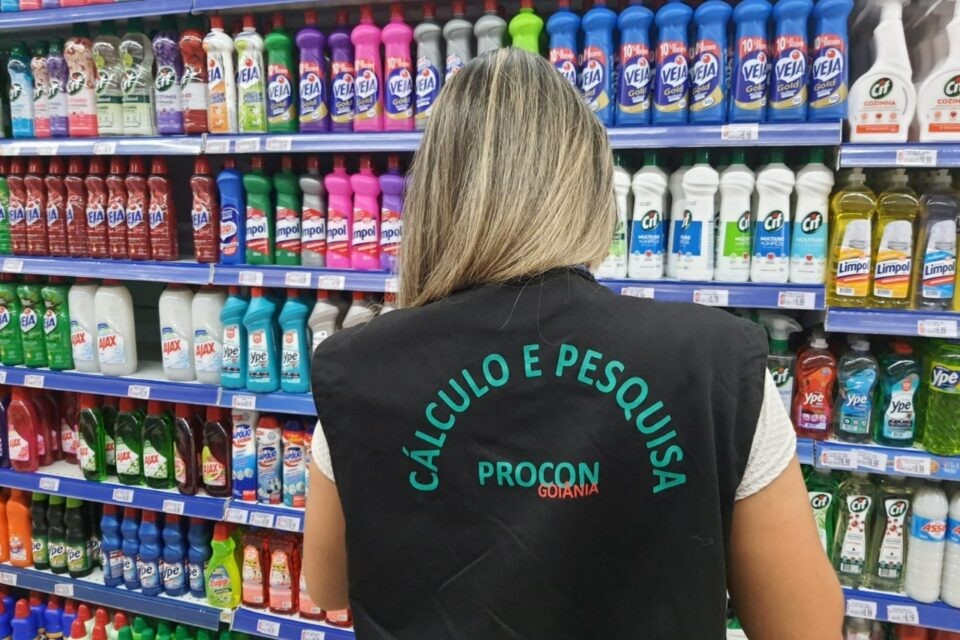 Procon Goiânia aponta variação de 287% no preço de produtos de limpeza e higiene pessoal