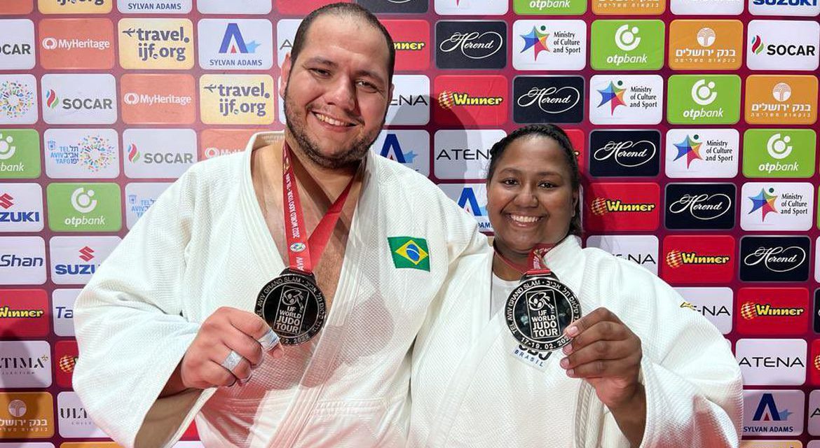 Beatriz Souza e Rafael Silva faturam prata em Grand Slam de Judô