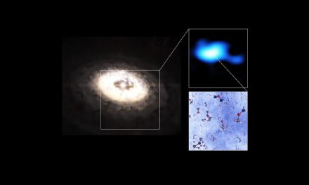 Astrônomas detectam molécula inédita em disco de formação planetária