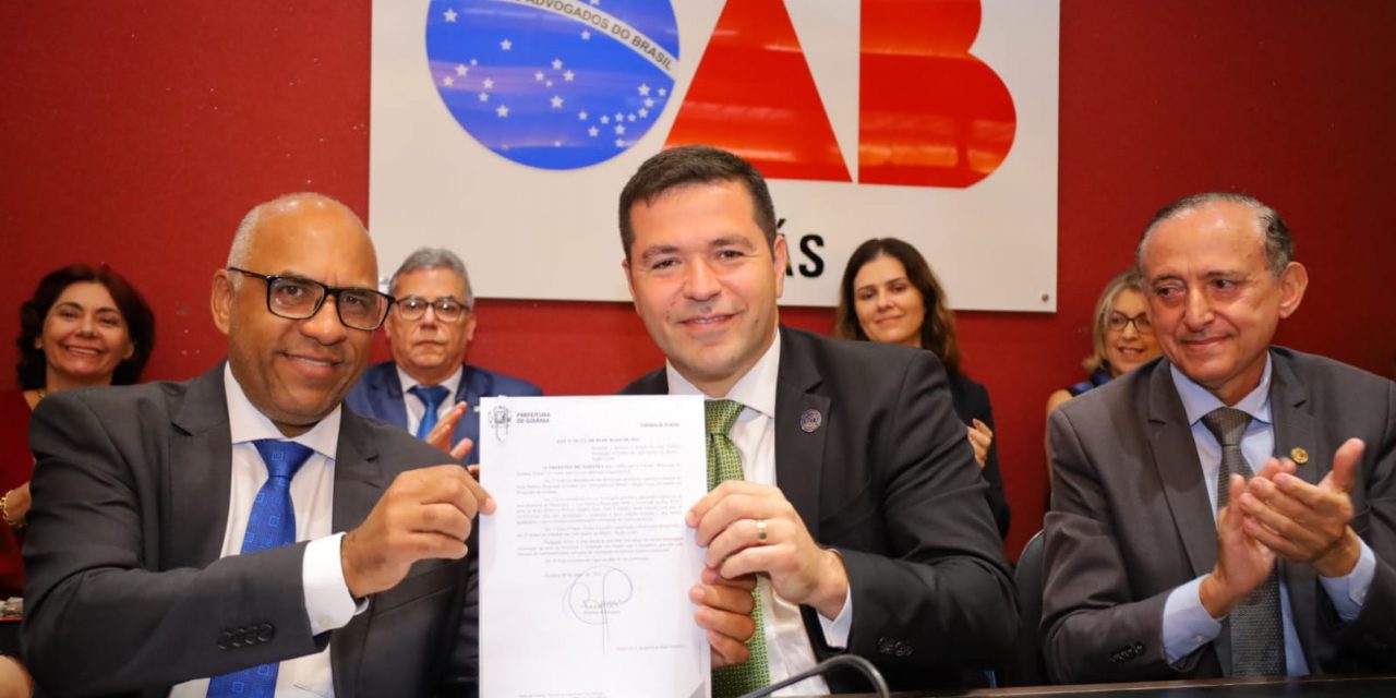 Rogério Cruz sanciona lei que cede área municipal para construção da nova sede da OAB-GO