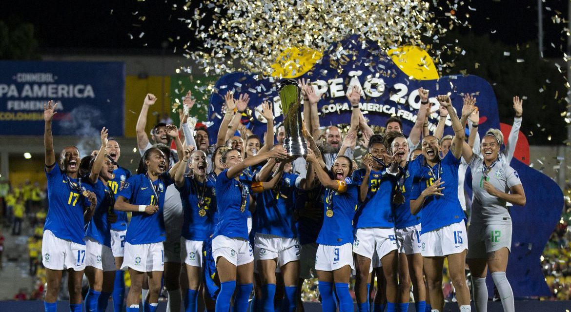Futebol feminino: Brasil vence Copa América com 100% de aproveitamento
