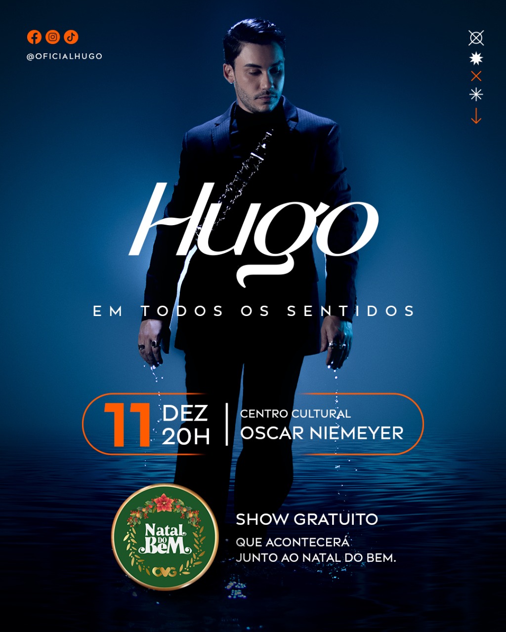 Show de lançamento de Hugo terá mega palco e show cenográfico