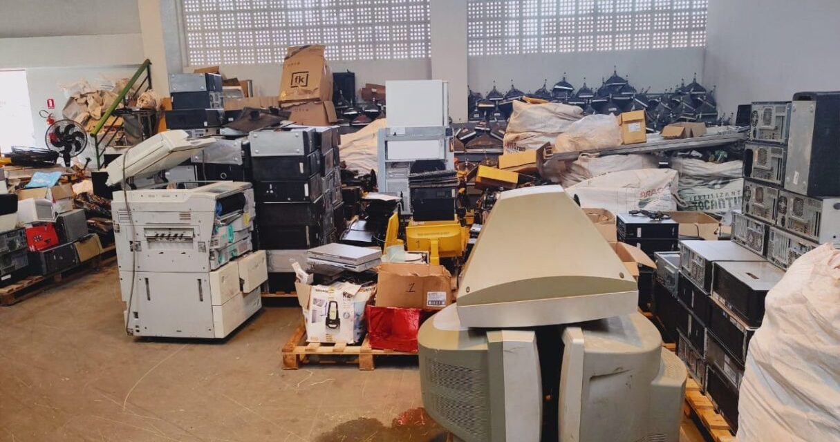 Gincana dos Eletrônicos recolhe quase 3 toneladas de materiais sem uso