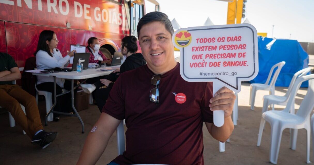 Campanha mobiliza mais de 500 doadores de sangue em Goiânia