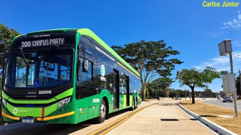 Ônibus elétricos vão circular no Eixo Anhanguera a partir de fevereiro de 2024