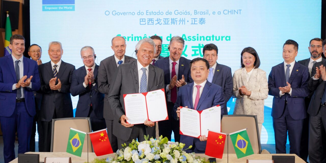 Gigante chinesa assina contrato para se instalar em Goiás