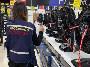 Em meio às altas temperaturas, Procon Goiás constata variação de até 65% em preços de ventiladores
