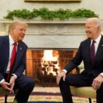 Trump se reúne com Biden em 1ª visita à Casa Branca após eleição e promete ‘a transição mais suave possível’