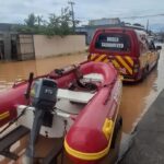 Chuvas deixam 781 desabrigados em Santa Catarina