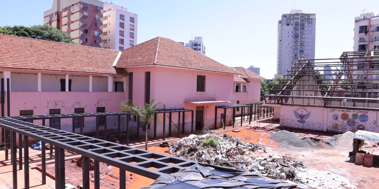 Lyceu de Goiânia deve concluir reforma em outubro e iniciar as aulas em 2026