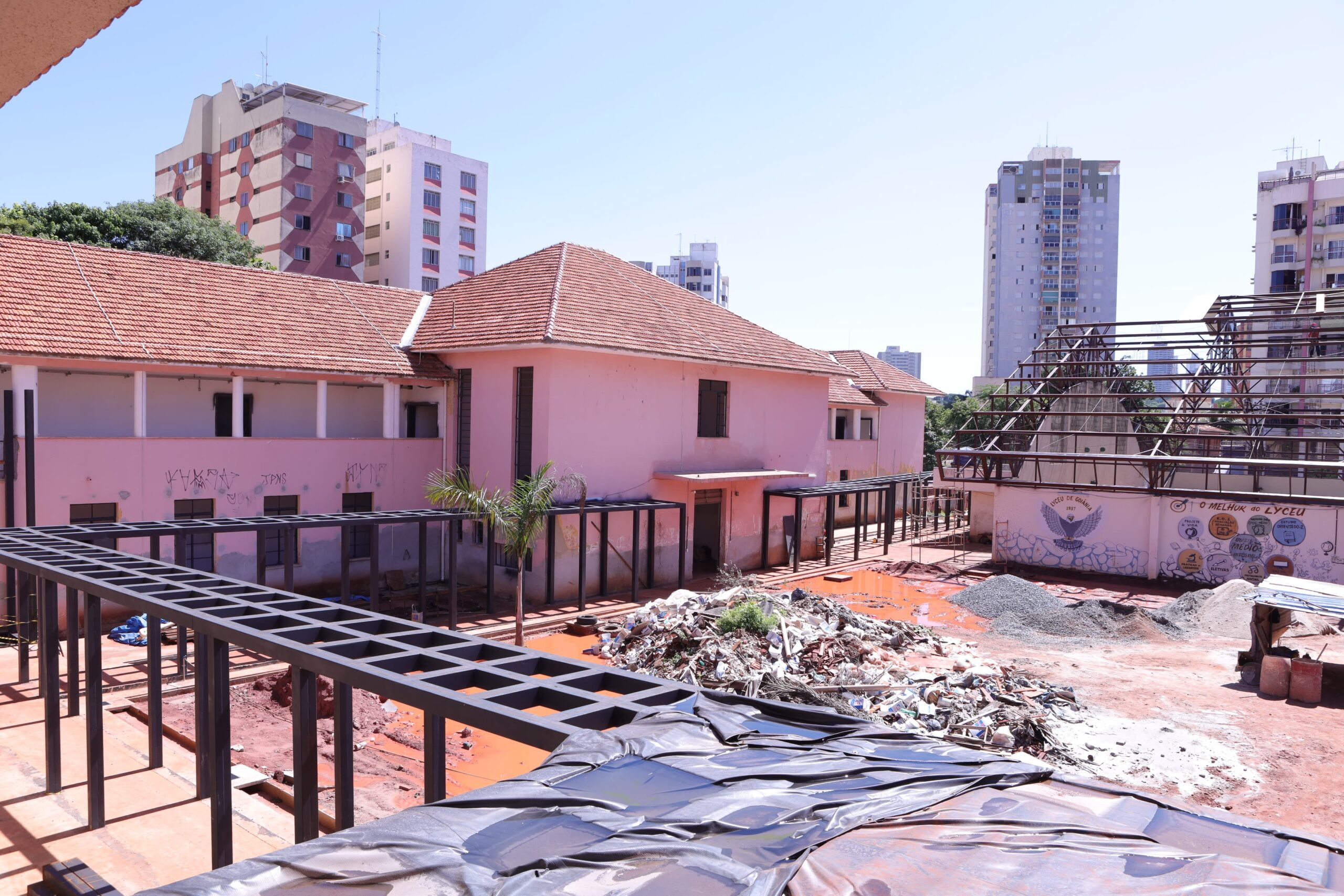 Lyceu de Goiânia deve concluir reforma em outubro e iniciar as aulas em 2026