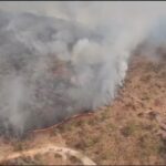 Incêndio interdita cachoeira e atinge mais de 4 mil hectares em Pirenópolis