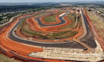 Obras para MotoGP 2026 atingem 60,2% de execução no Autódromo de Goiânia