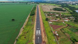 Inaugurada a reforma do aeródromo de Goiatuba