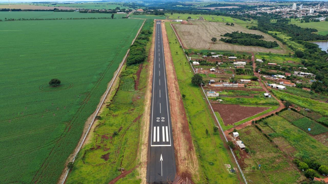 Inaugurada a reforma do aeródromo de Goiatuba Inaugurada a reforma do aeródromo de Goiatuba